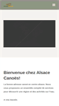 Mobile Screenshot of alsace-canoes.com